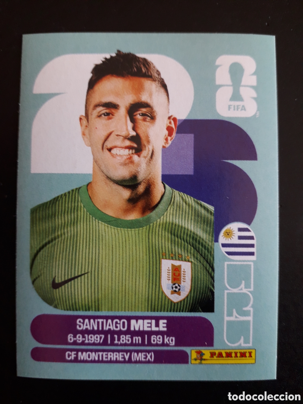 Football Stickers: MELE URUGUAY URU 3 MUNDIAL F&Uacute;TBOL 2026 FIFA WORLD CUP PANINI SIN PEGAR PEDIDO M&Iacute;NIMO 3&euro;.