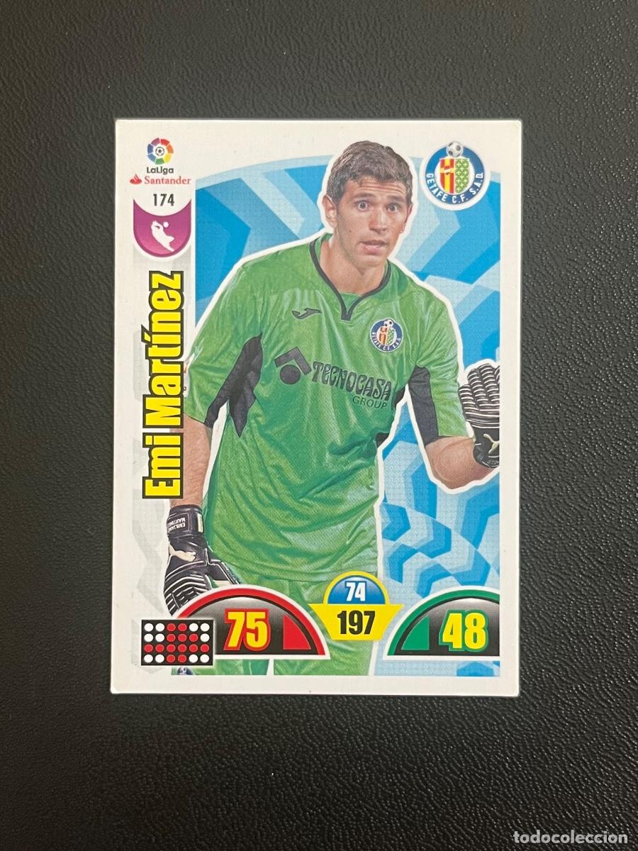 Cromos de f&uacute;tbol: 174 EMILIANO MART&Iacute;NEZ GETAFE CF ADRENALYN 2017 2018 CROMO PANINI LA LIGA SANTANDER 17 18 DIBU EMI