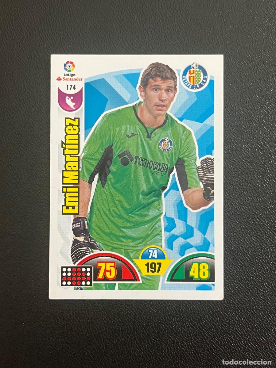 Cromos de f&uacute;tbol: 174 EMILIANO MART&Iacute;NEZ GETAFE CF ADRENALYN 2017 2018 CROMO PANINI LA LIGA SANTANDER 17 18 DIBU EMI