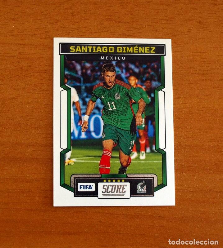 Cromos de f&uacute;tbol: M&eacute;xico - N&ordm; 129 Santiago Gim&eacute;nez - Panini 2023-2024-23-24 Score FIFA Soccer