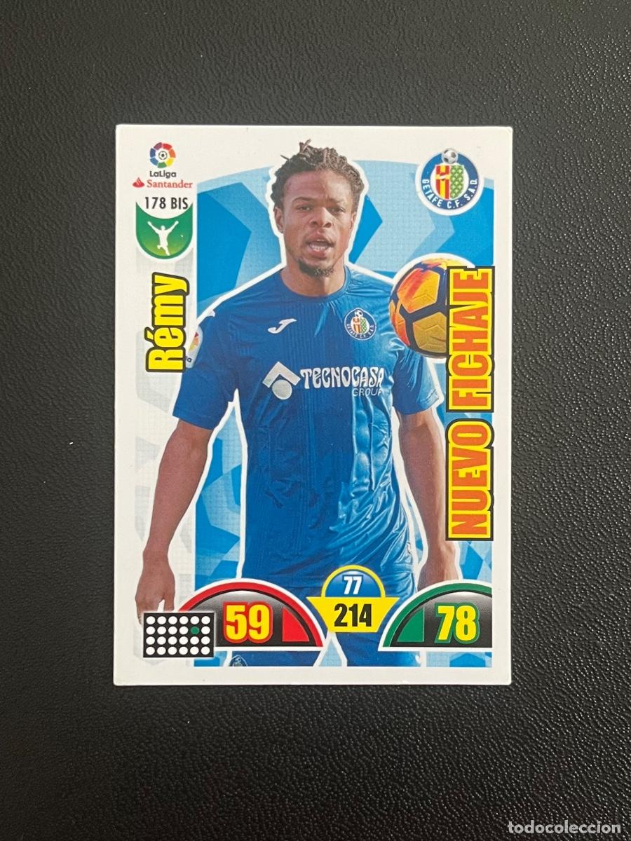 Cromos de f&uacute;tbol: 178 BIS R&Eacute;MY NUEVO FICHAJE GETAFE CF ADRENALYN 2017 2018 CROMO PANINI LA LIGA SANTANDER 17 18
