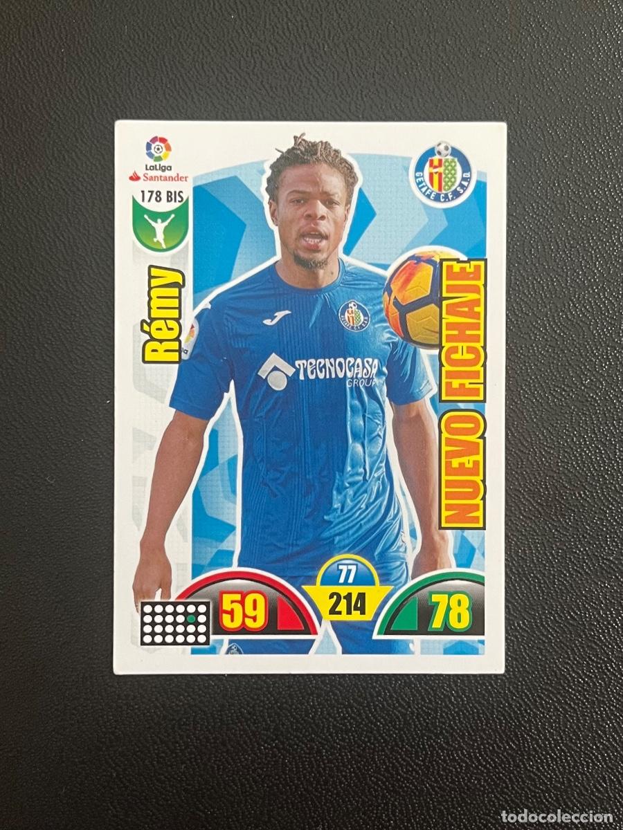 Cromos de f&uacute;tbol: 178 BIS R&Eacute;MY NUEVO FICHAJE GETAFE CF ADRENALYN 2017 2018 CROMO PANINI LA LIGA SANTANDER 17 18