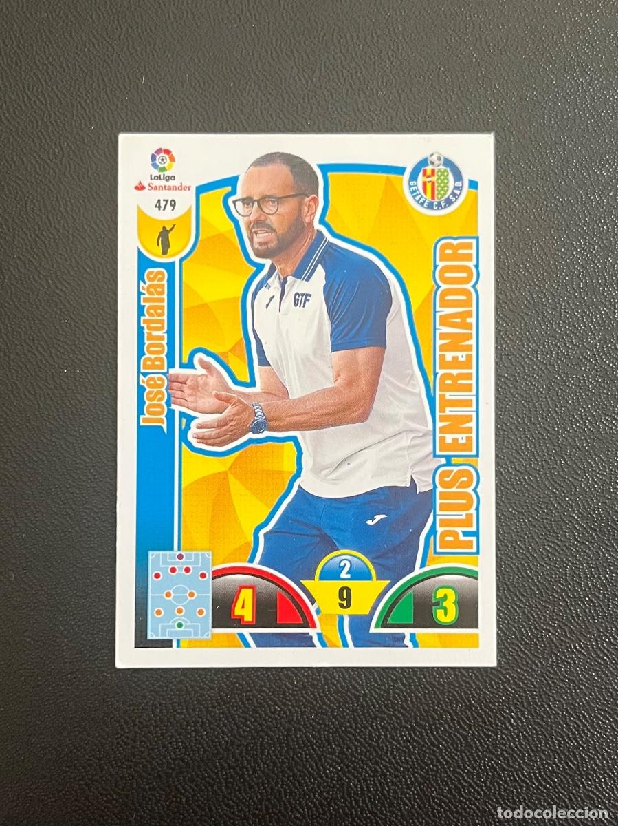 Cromos de f&uacute;tbol: 479 JOS&Eacute; BORDAL&Aacute;S PLUS ENTRENADOR GETAFE CF ADRENALYN 2017 2018 CROMO PANINI LA LIGA SANTANDER 17 18