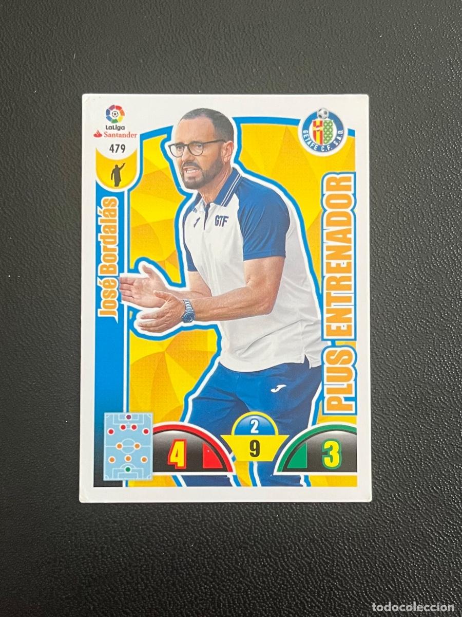 Cromos de f&uacute;tbol: 479 JOS&Eacute; BORDAL&Aacute;S PLUS ENTRENADOR GETAFE CF ADRENALYN 2017 2018 CROMO PANINI LA LIGA SANTANDER 17 18