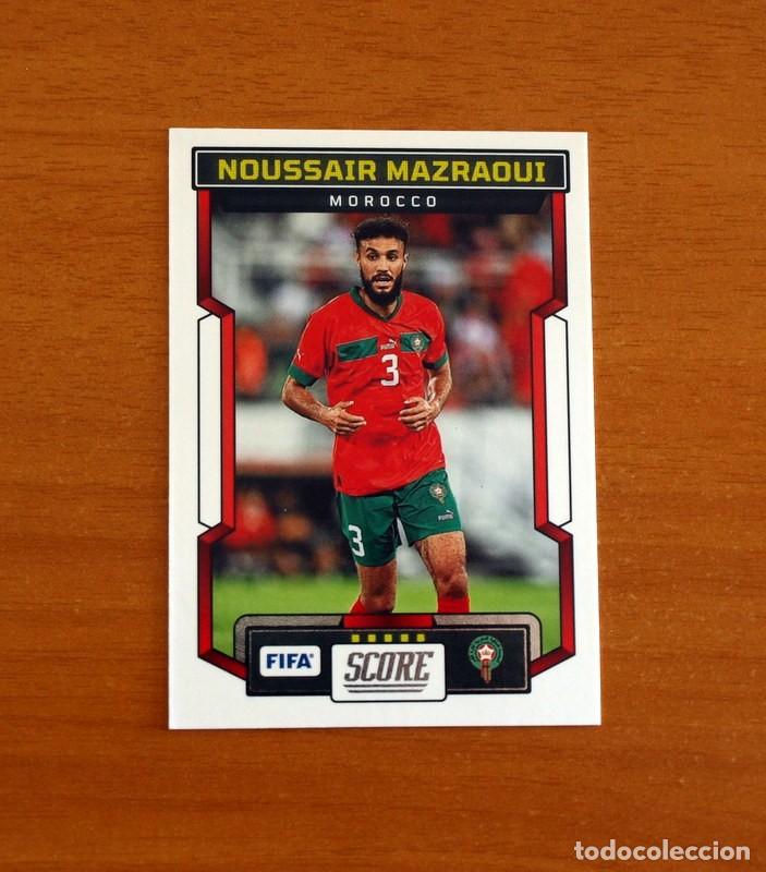 Cromos de f&uacute;tbol: Marruecos-Morocco - N&ordm; 142 Noussair Mazraoui - Panini 2023-2024-23-24 Score FIFA Soccer
