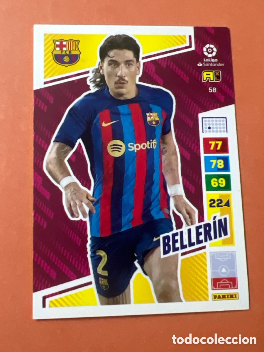 Cromos de f&uacute;tbol: C6592. 58 BELLERIN FC BARCELONA FICHAS ALBUM ADRENALYN XL 2022 2023 22 23