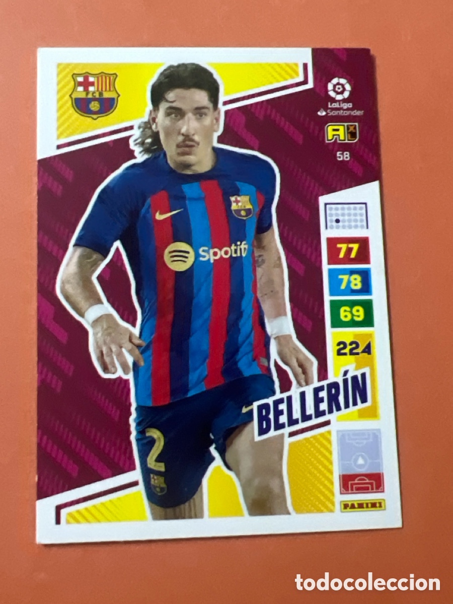 Cromos de f&uacute;tbol: C6593. 58 BELLERIN FC BARCELONA FICHAS ALBUM ADRENALYN XL 2022 2023 22 23