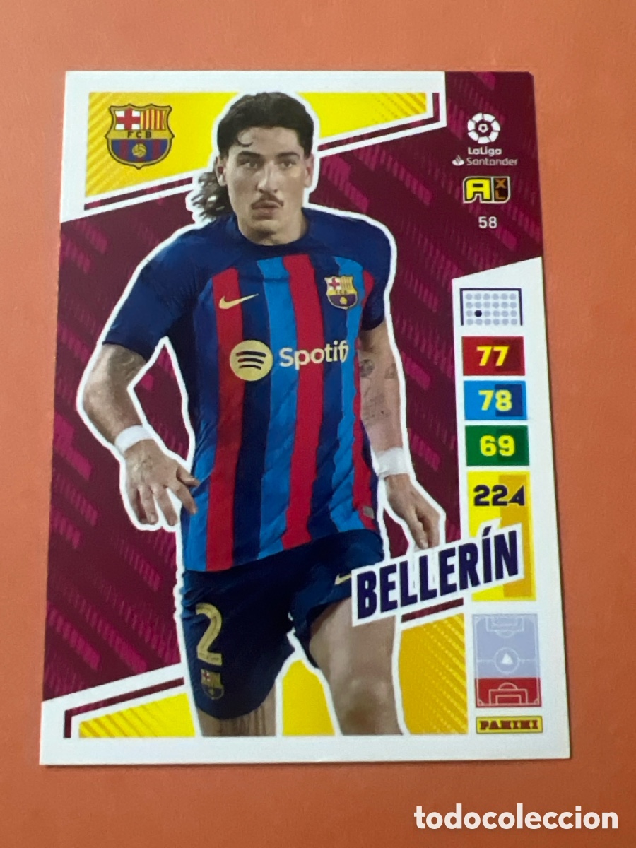Cromos de f&uacute;tbol: C6594. 58 BELLERIN FC BARCELONA FICHAS ALBUM ADRENALYN XL 2022 2023 22 23