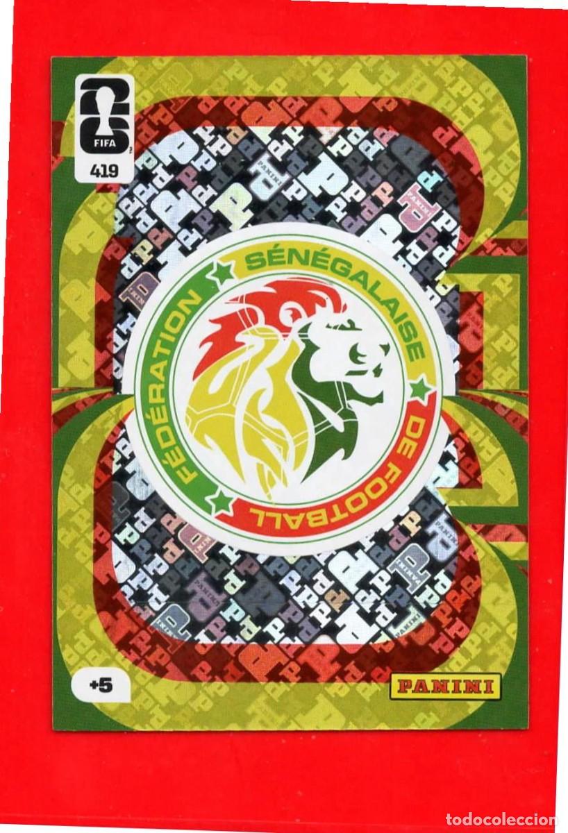 Cromos de f&uacute;tbol: 419 Escudo - Senegal - Adrenalyn FIFA WORLD CUP Mundial 2026