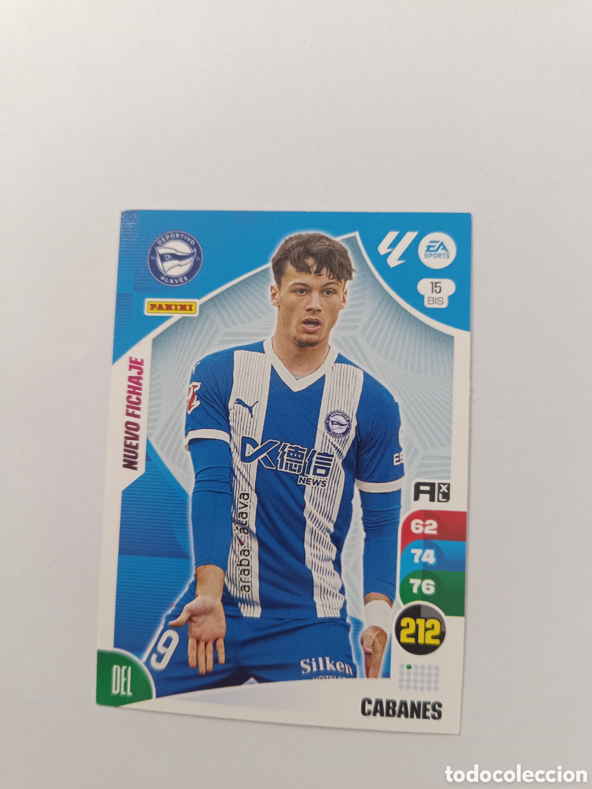 Cromos de f&uacute;tbol: Adrenalyn 24-25 alav&eacute;s 15 bis cabanes