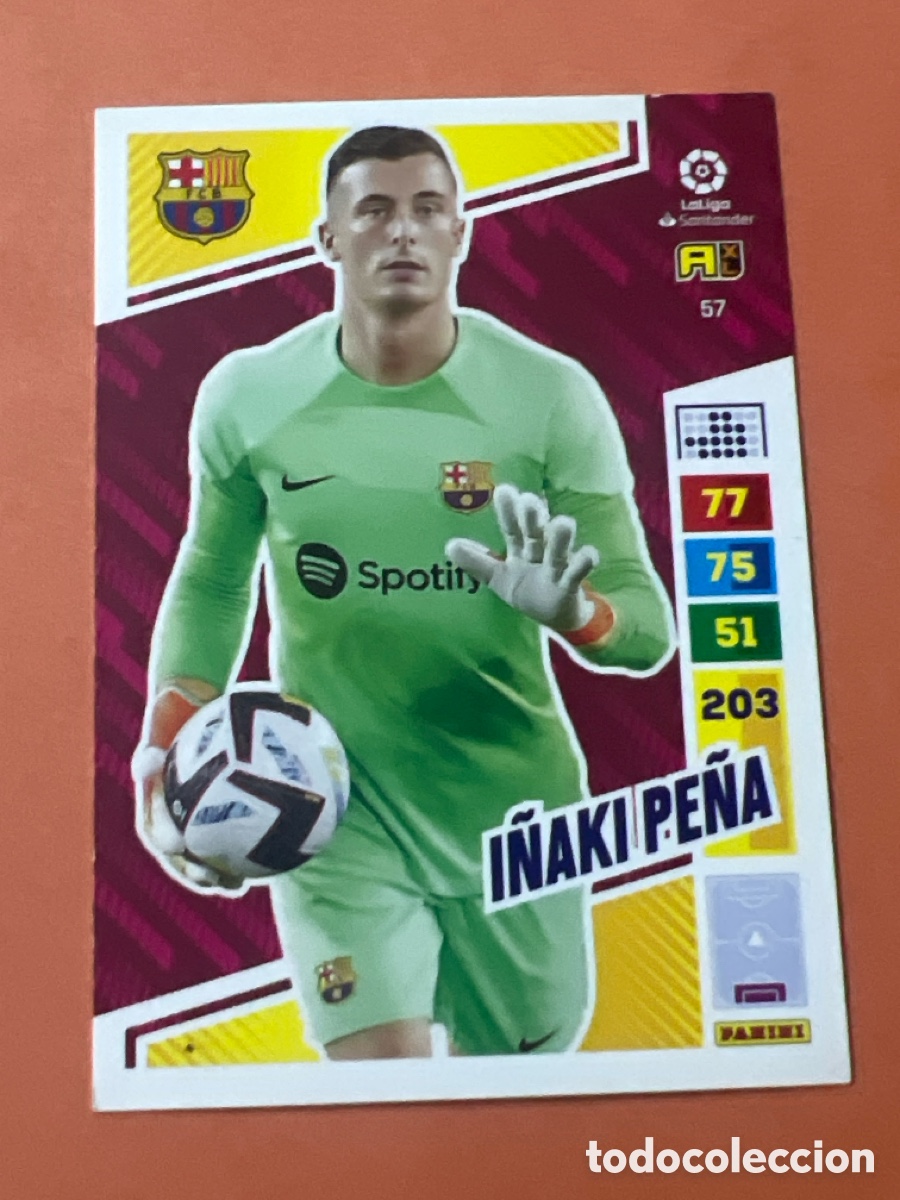 Cartes &agrave; collectionner de Football: C6610. 57 I&ntilde;aki Pe&ntilde;a Adrenalyn 2022/2023