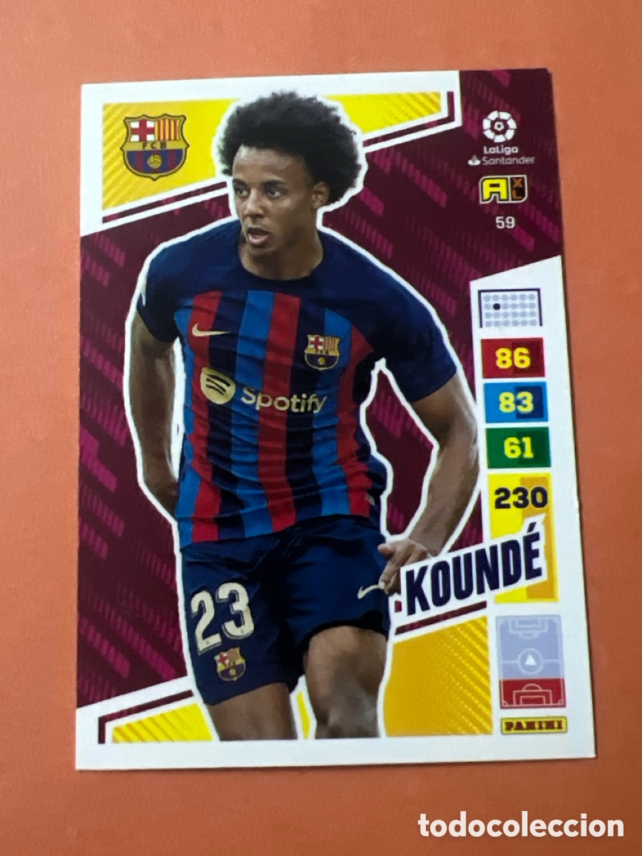 Cartes &agrave; collectionner de Football: C6614. 59 KOUNDE BARCELONA ADRENALYN 2022-23