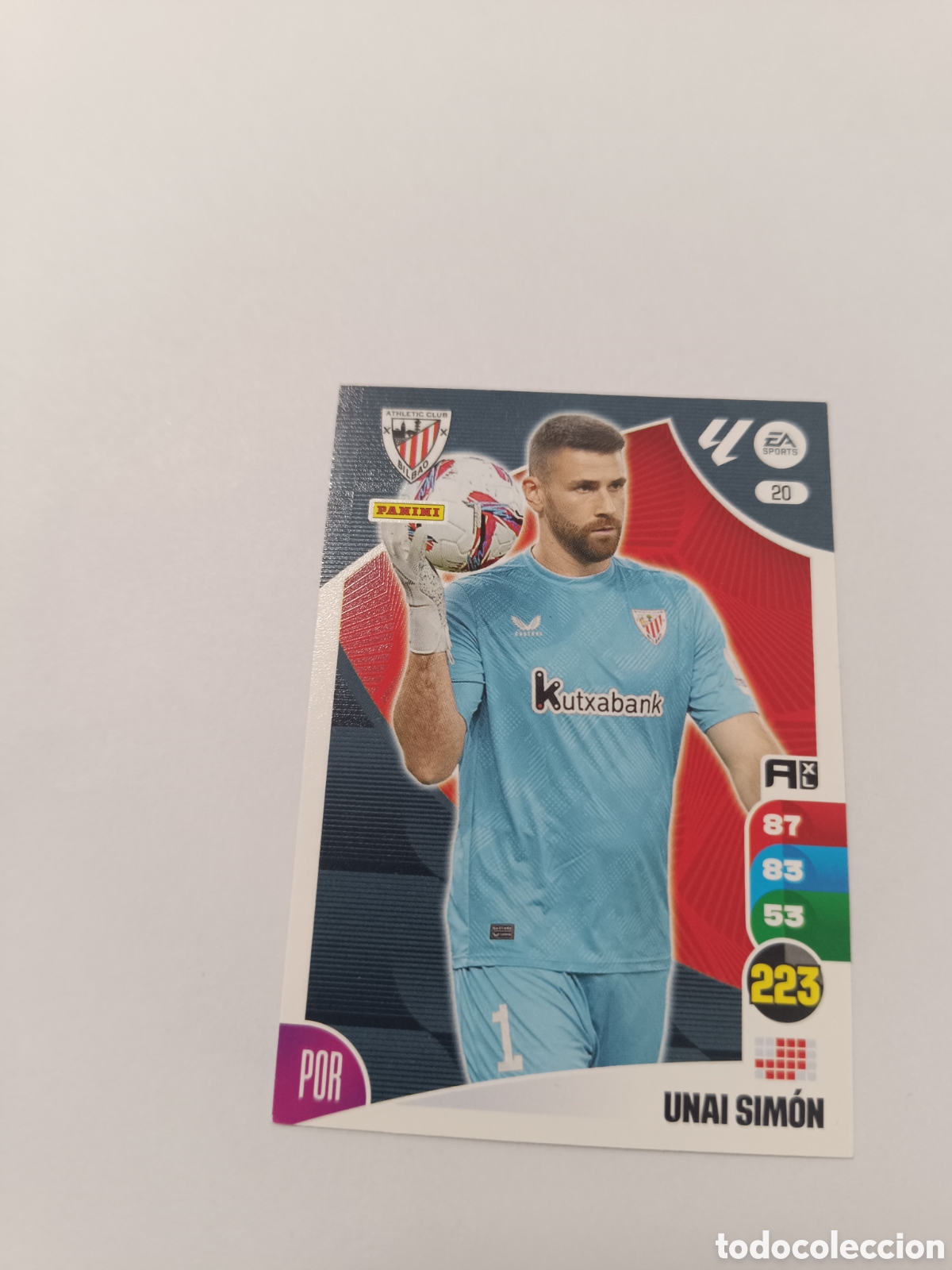 Fu&szlig;ball-Sticker: Adrenalyn 24-25 athletic club Unai Simon 20