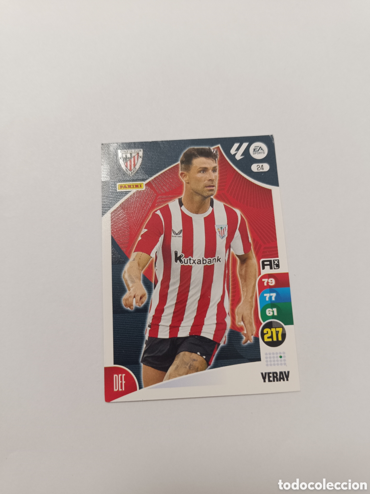 Cartes &agrave; collectionner de Football: Adrenalyn 24-25 athletic club Yeray 24