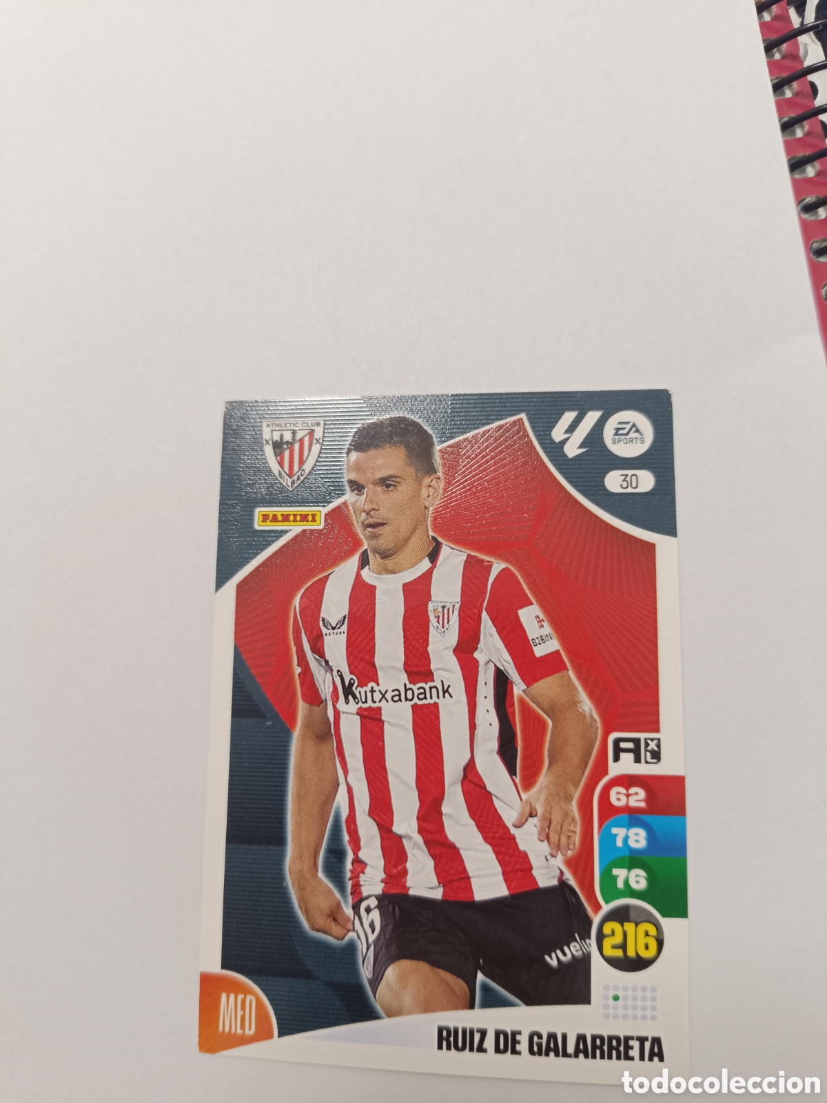 Cromos de f&uacute;tbol: Adrenalyn 24-25 athletic club 30 Ruiz de galarreta