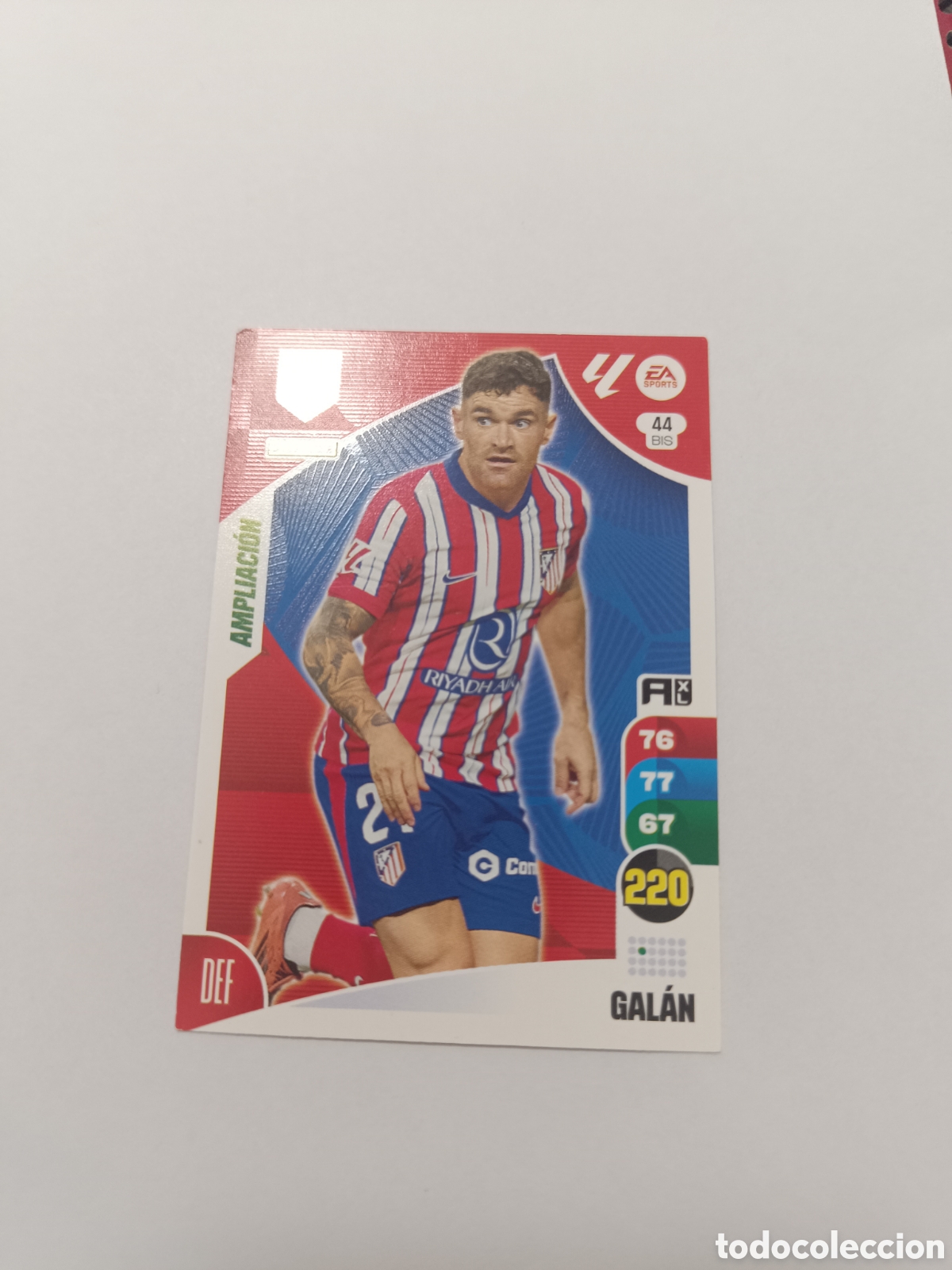 Cromos de f&uacute;tbol: Adrenalyn 24-25 atletico de Madrid gal&aacute;n 44 bis
