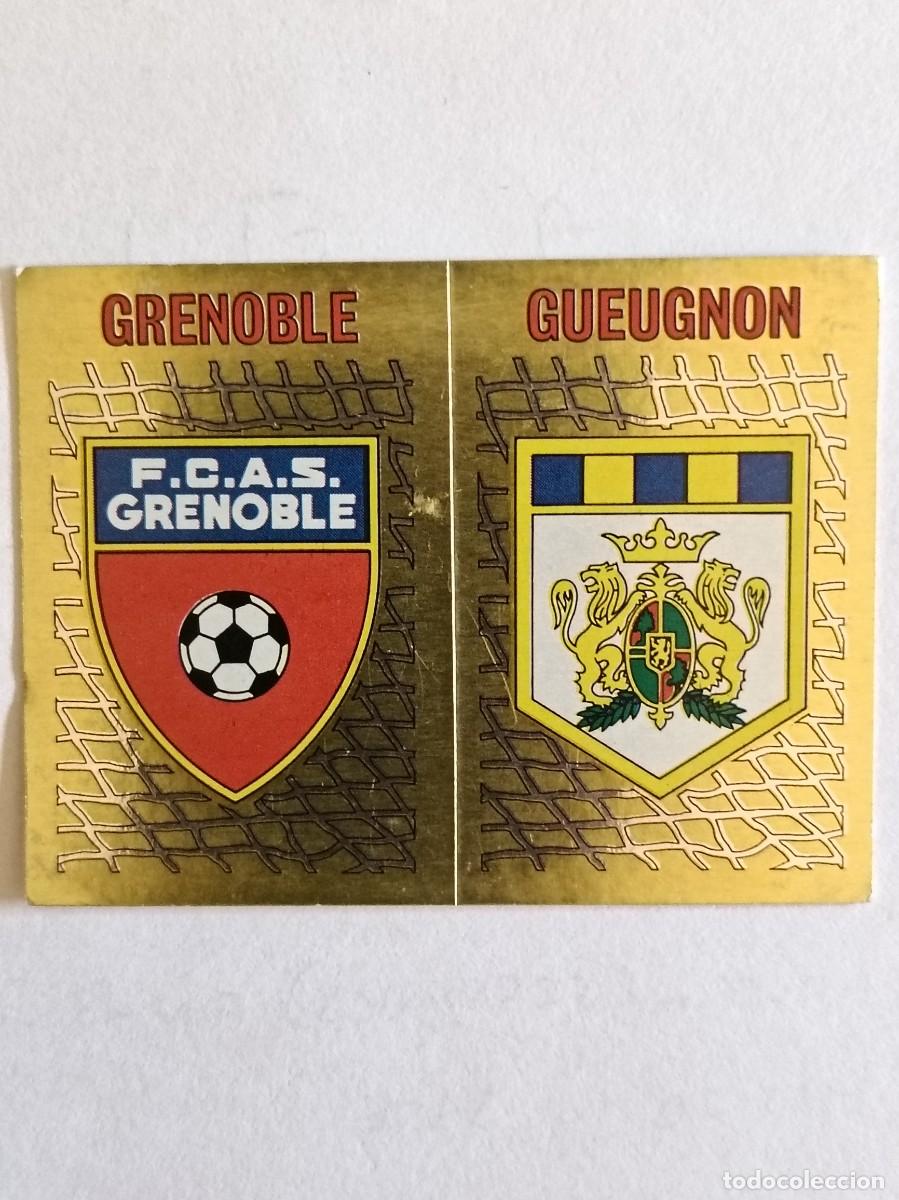 Cromos de f&uacute;tbol: #371 ESCUDO (GRENOBLE-GUEUGNON) LIGUE 1 FOOT 90 PANINI