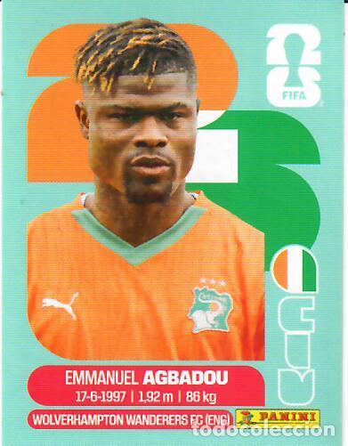Cromos de f&uacute;tbol: CROMO PANINI MUNDIAL WORLD CUP 2026 - CIV8 CIV 8 - AGBADOU - COSTA DE MARFIL
