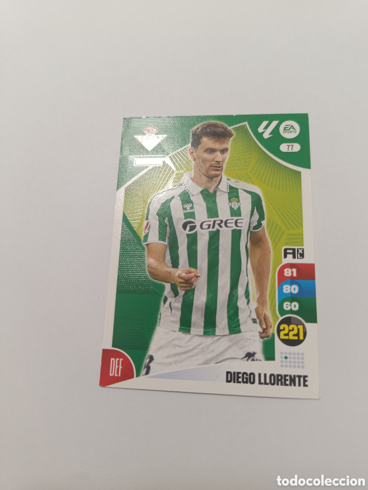 Cromos de f&uacute;tbol: Adrenalyn 24-25 Betis Diego Llorente 77