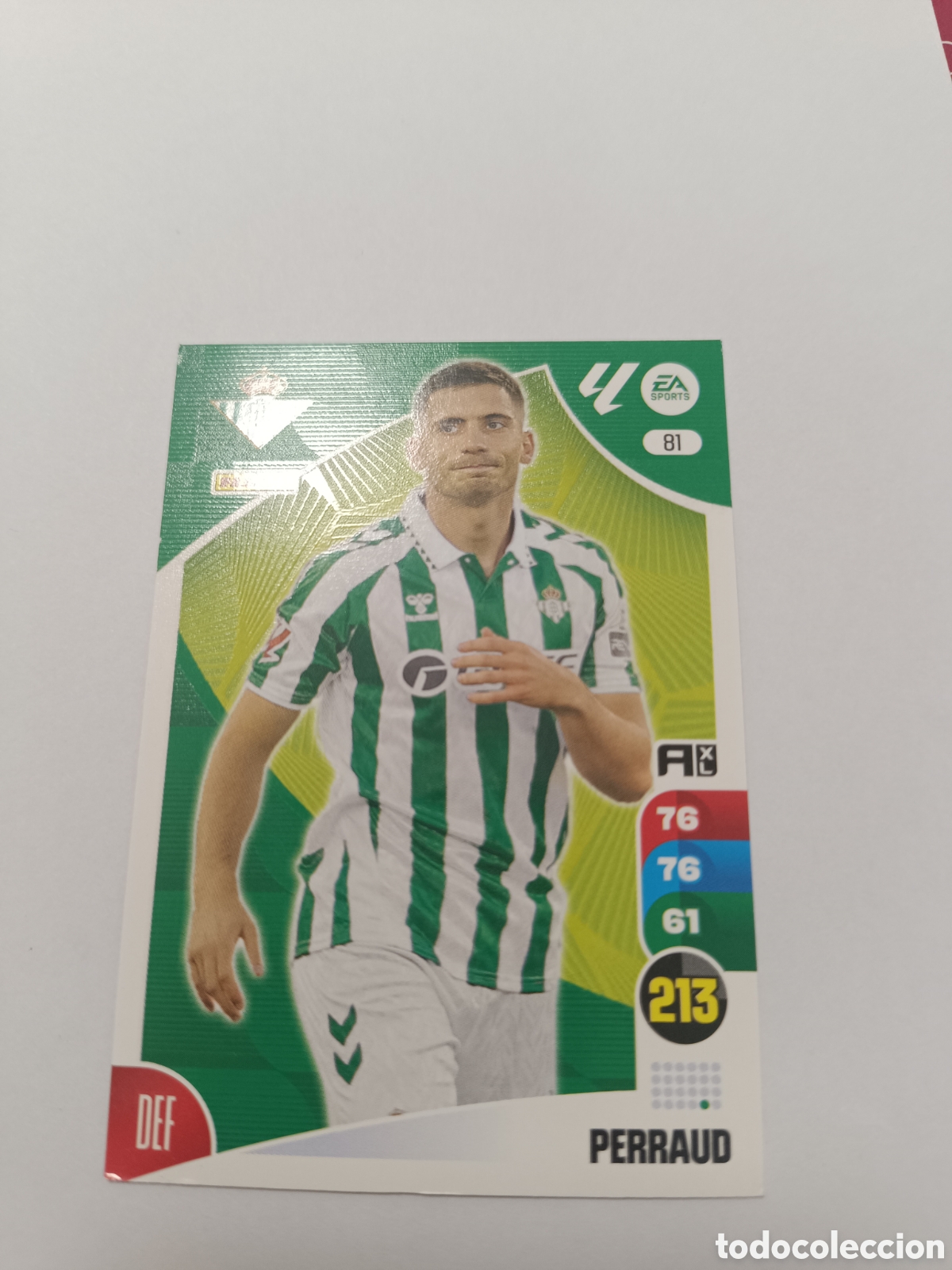 Cromos de f&uacute;tbol: Adrenalyn 24-25 Betis perraud 81