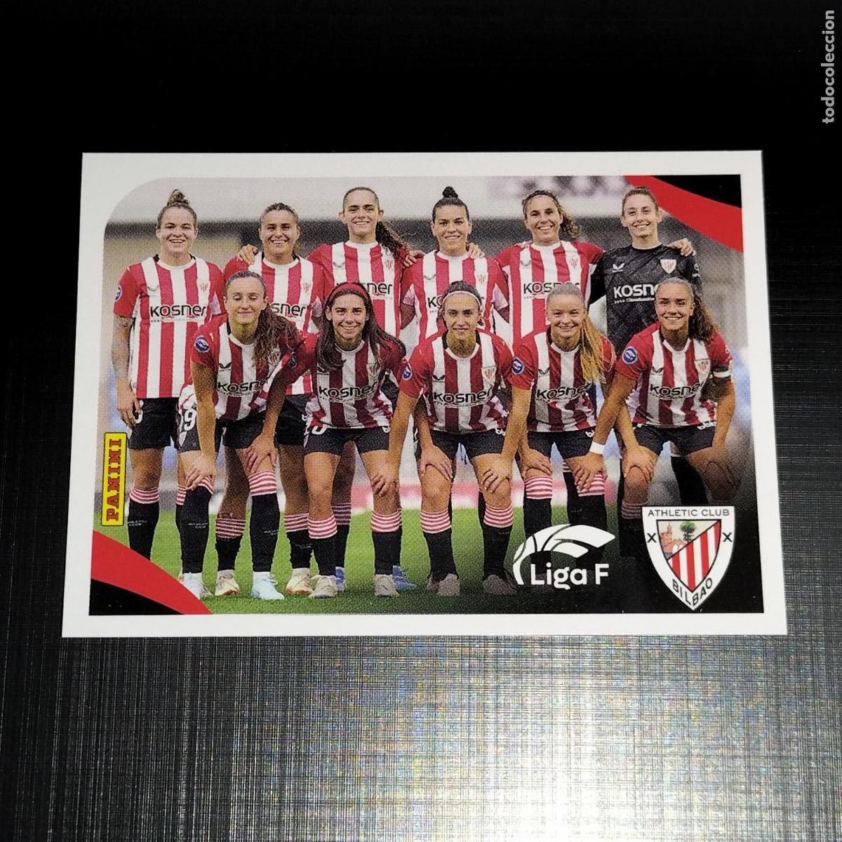 Cromos de f&uacute;tbol: 3 ALINEACION EQUIPO ATHLETIC BILBAO CROMOS LIGA F FEMENINA PANINI 2024 2025 24 25
