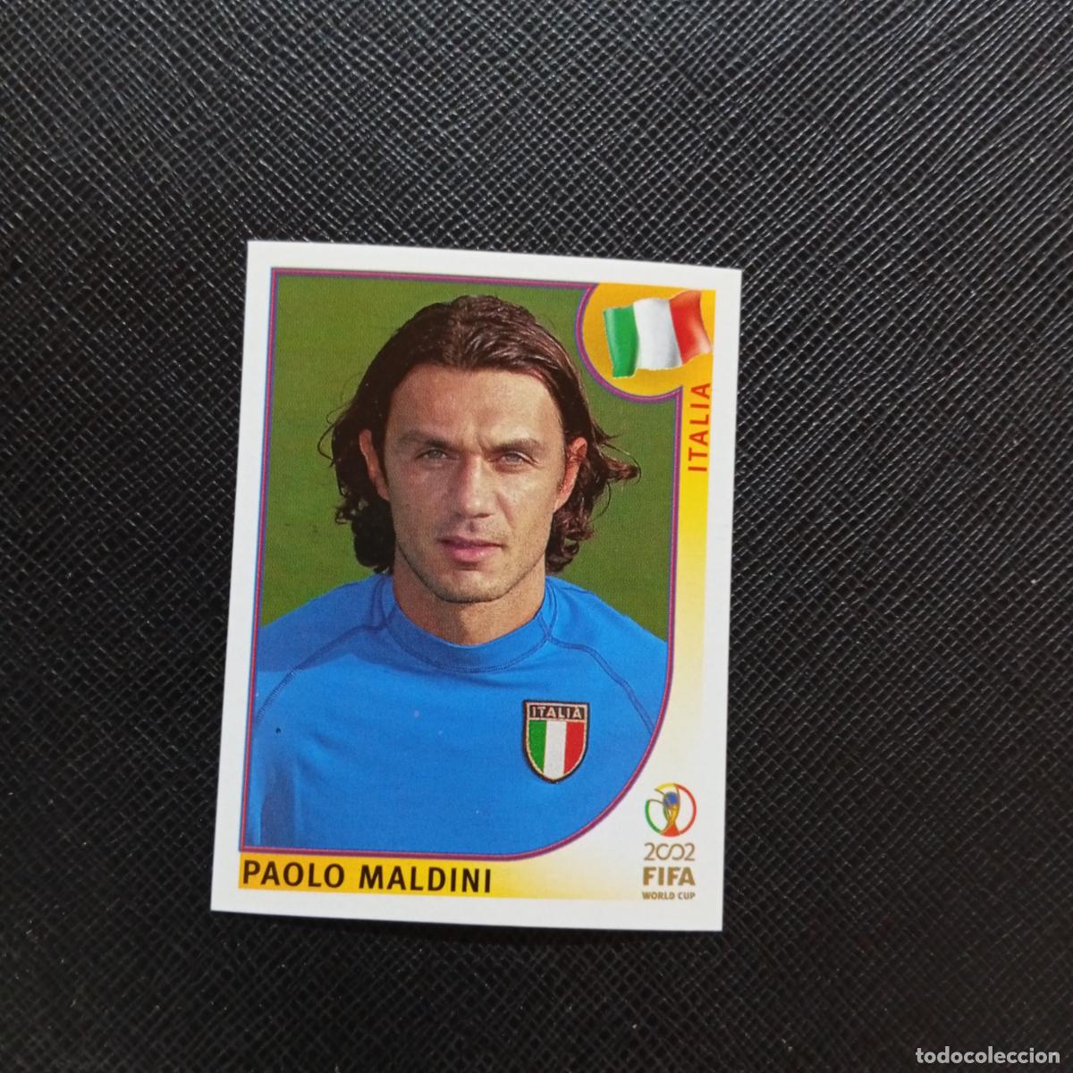 Football Stickers: 460 PAOLO MALDINI ITALIA PANINI 2002 MUNDIAL KOREA FUTBOL 02 CROMO - SIN PEGAR - A59 PG406