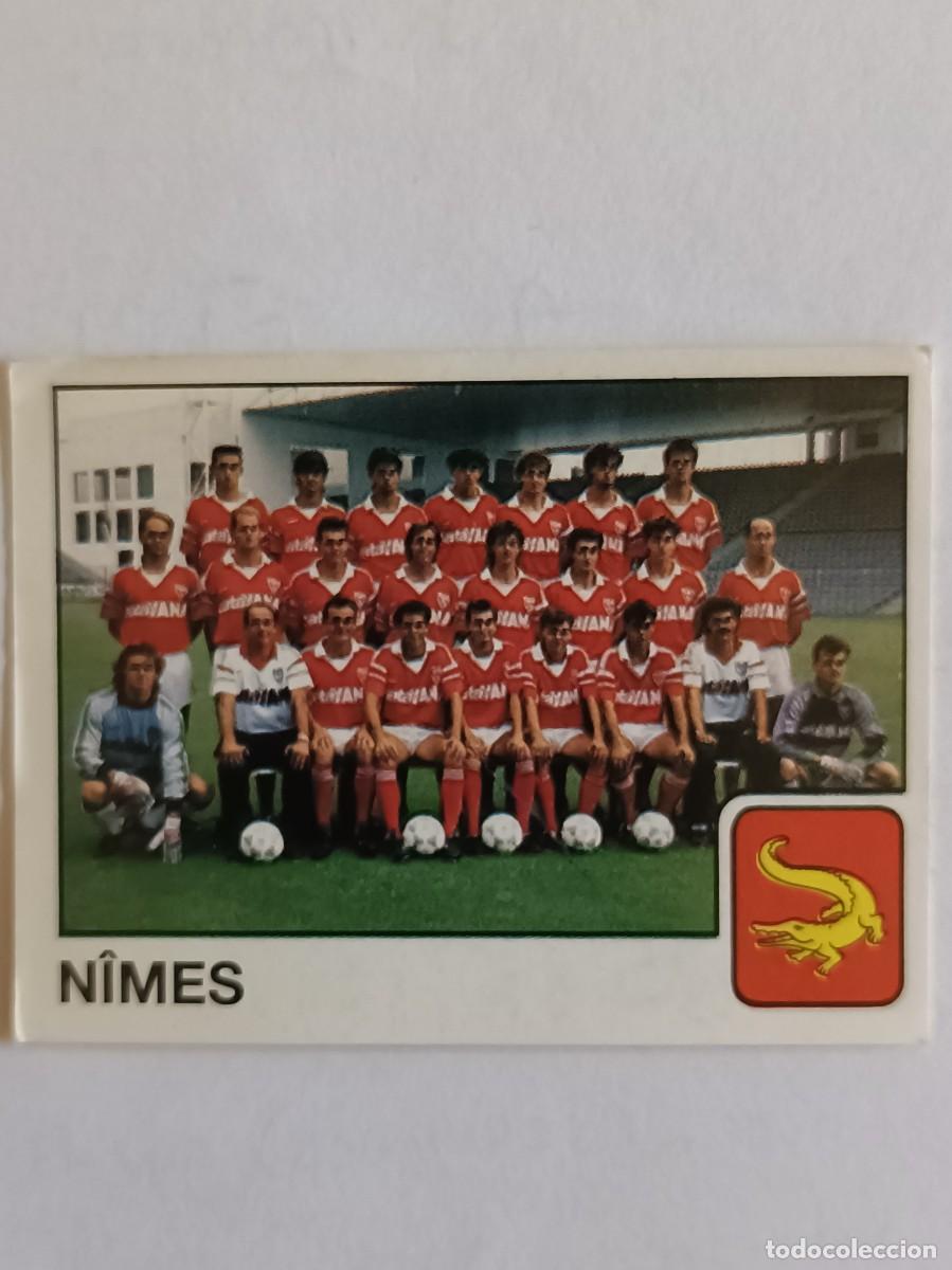 Cromos de f&uacute;tbol: #381 EQUIPO (NIMES) LIGUE 1 FOOT 90 PANINI