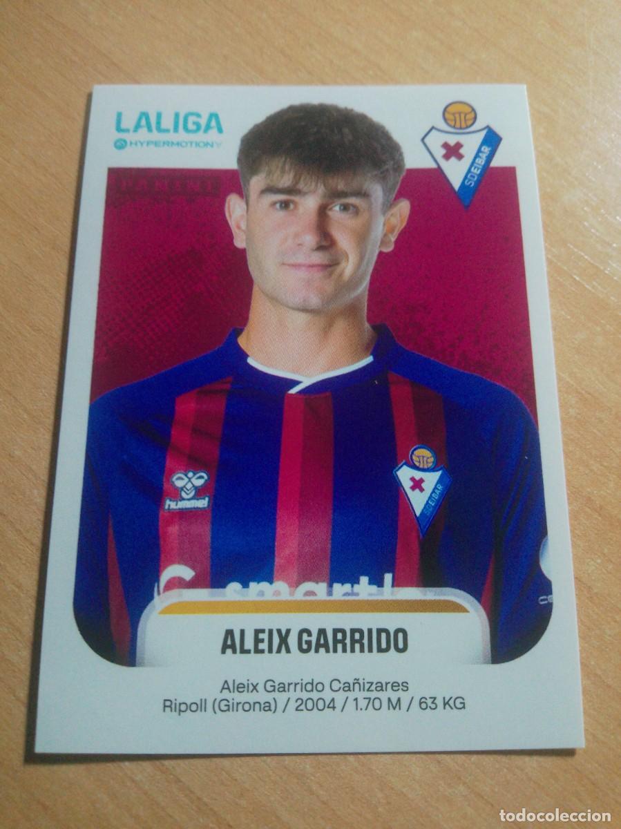 Cromos de f&uacute;tbol: 202 B ALEIX GARRIDO DEL EIBAR 2&ordf; DIVISION HYPERMOTION 25 26 PANINI 2025 2026 NUEVO