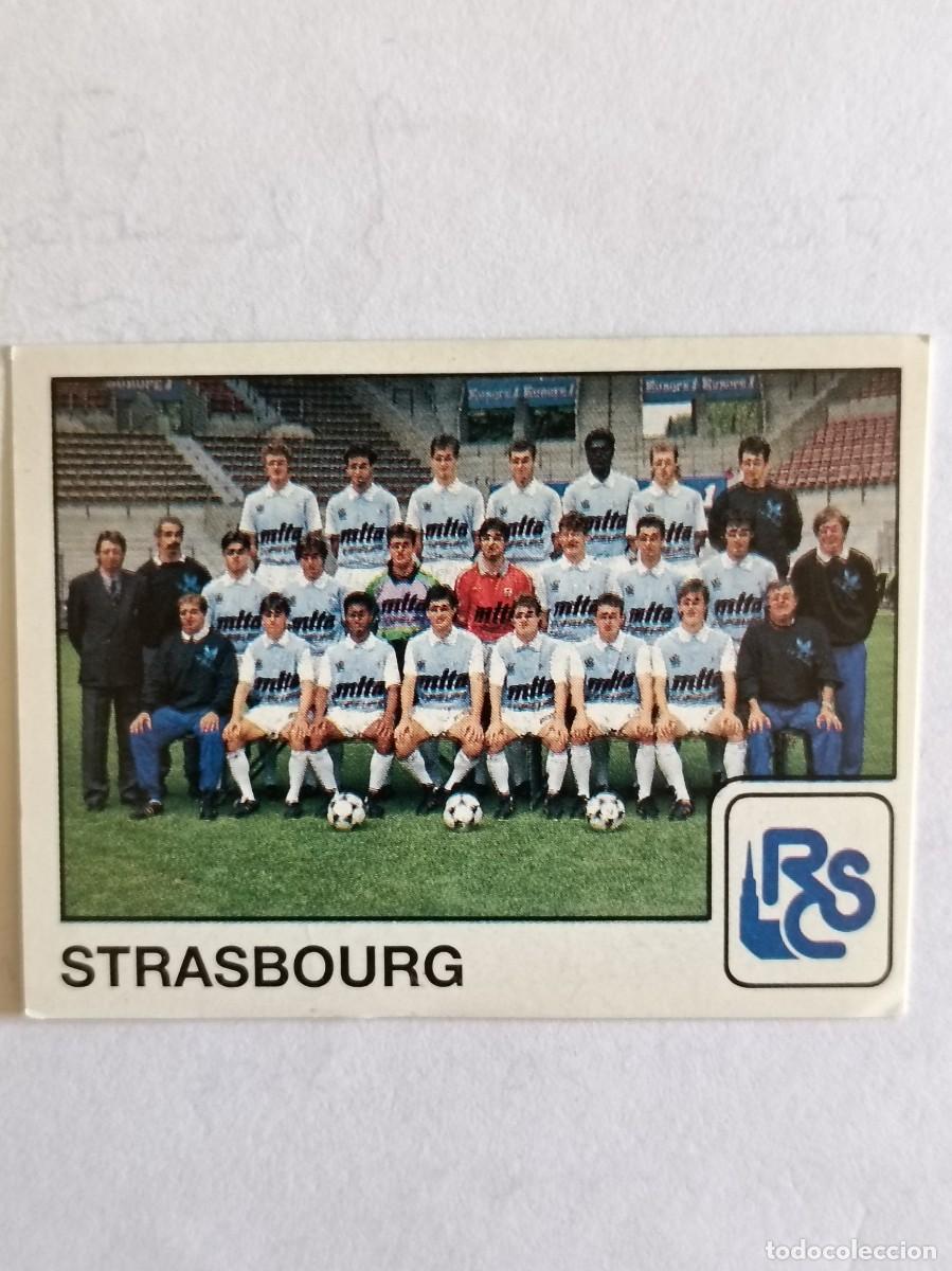 Cromos de f&uacute;tbol: #387 EQUIPO (STRASBOURG) LIGUE 1 FOOT 90 PANINI