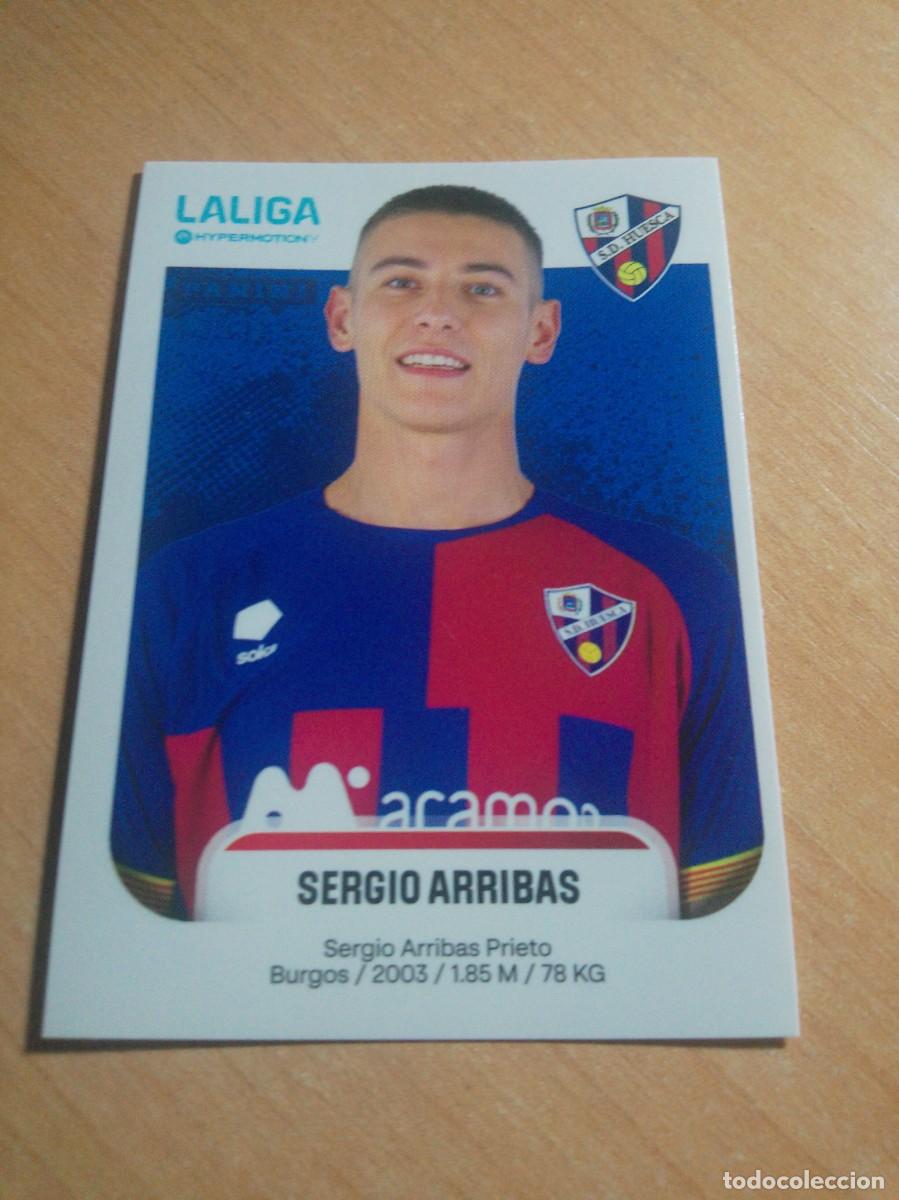 Cromos de f&uacute;tbol: 237 A SERGIO ARRIBAS DEL HUESCA 2&ordf; DIVISION HYPERMOTION 25 26 PANINI 2025 2026 NUEVO