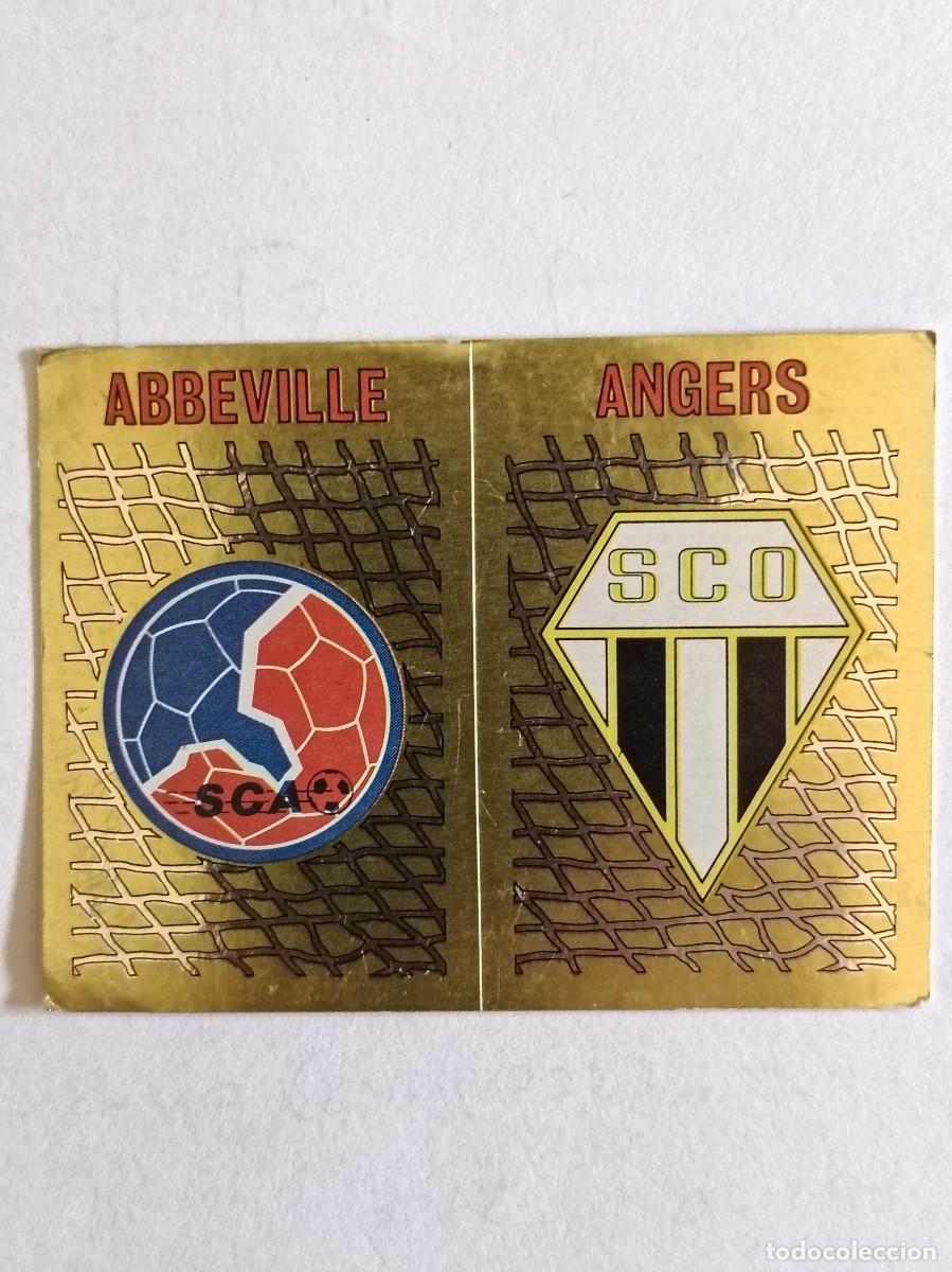 Cromos de f&uacute;tbol: #389 ESCUDO (ABBEVILLE-ANGERS) LIGUE 1 FOOT 90 PANINI