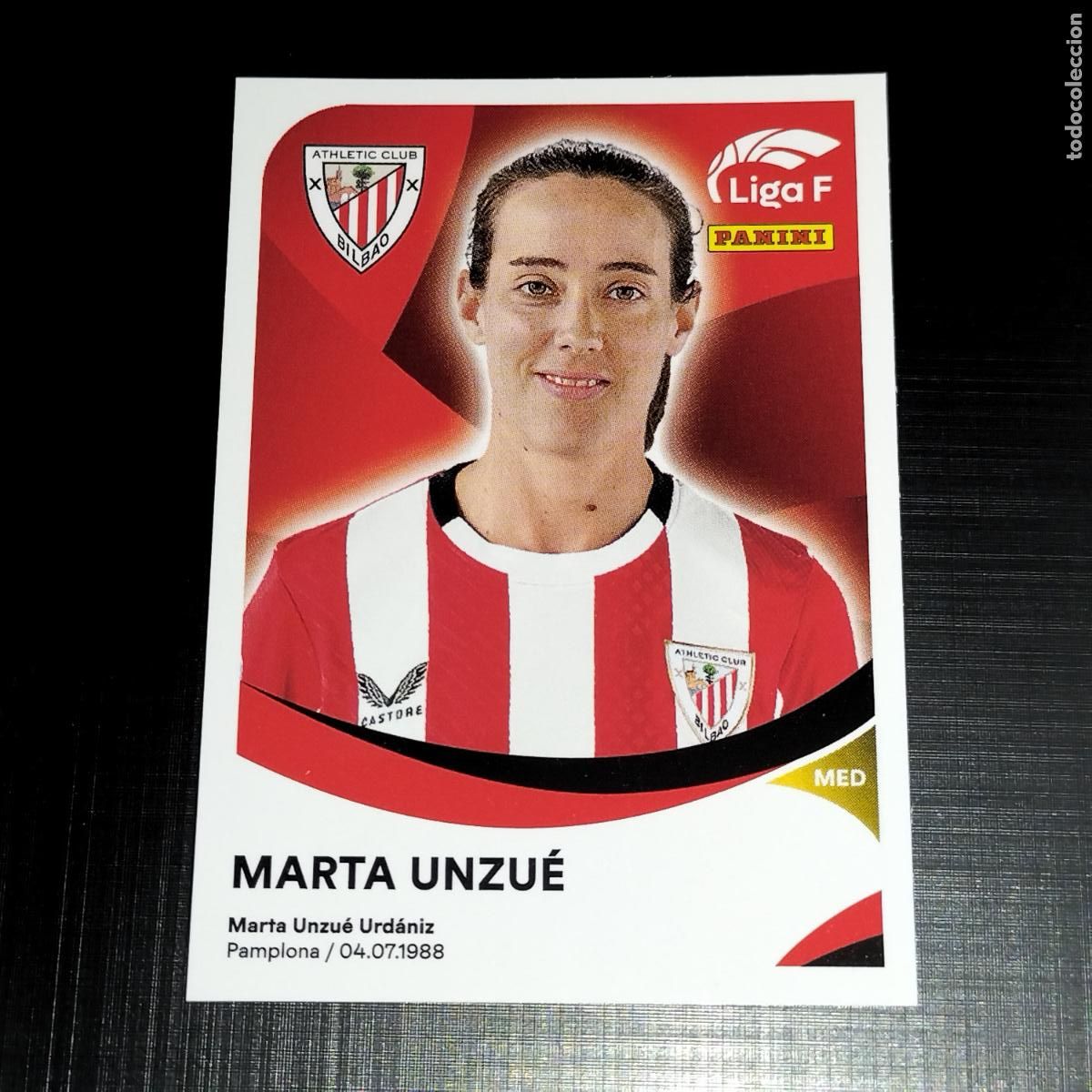 Cromos de f&uacute;tbol: 12 B MARTA UNZUE ATHLETIC BILBAO CROMOS LIGA F FEMENINA PANINI 2024 2025 24 25