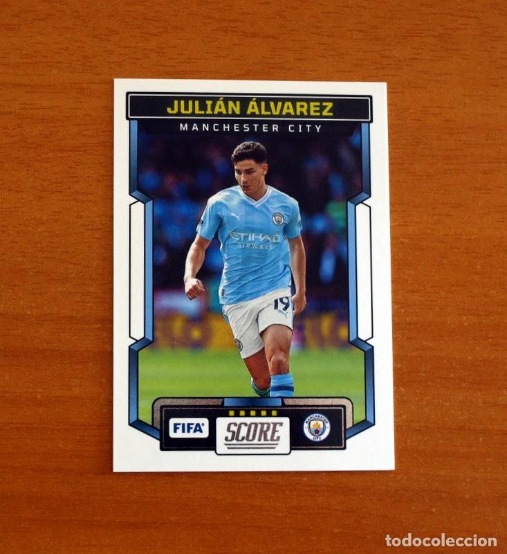 Cromos de f&uacute;tbol: Manchester City - N&ordm; 146 Juli&aacute;n &Aacute;lvarez - Panini 2023-2024-23-24 Score FIFA Soccer