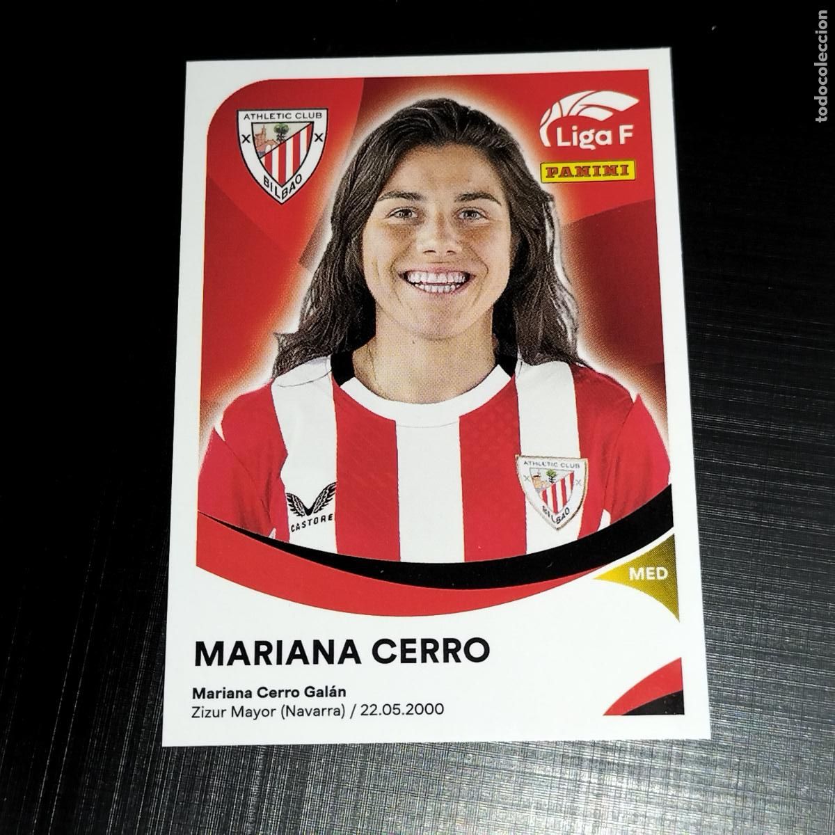 Cromos de f&uacute;tbol: 13 A MARIANA CERRO ATHLETIC BILBAO CROMOS LIGA F FEMENINA PANINI 2024 2025 24 25