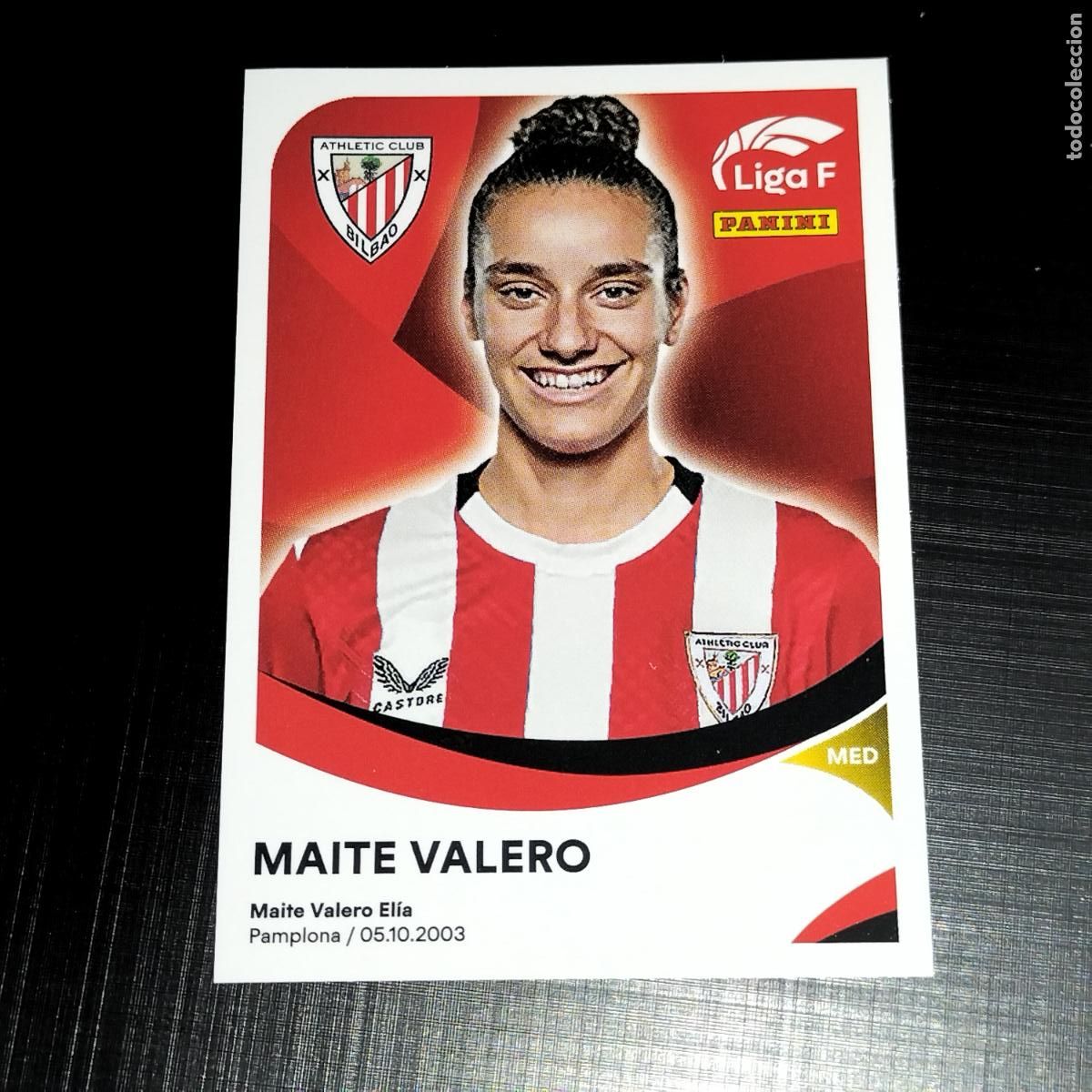 Cromos de f&uacute;tbol: 13 B MAITE VALERO ATHLETIC BILBAO CROMOS LIGA F FEMENINA PANINI 2024 2025 24 25