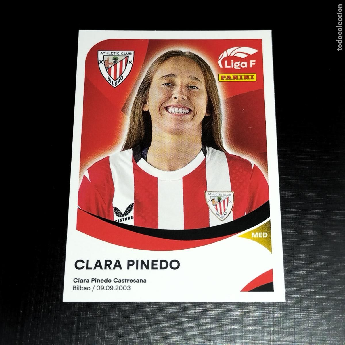 Cromos de f&uacute;tbol: 16 CLARA PINEDO ATHLETIC BILBAO CROMOS LIGA F FEMENINA PANINI 2024 2025 24 25