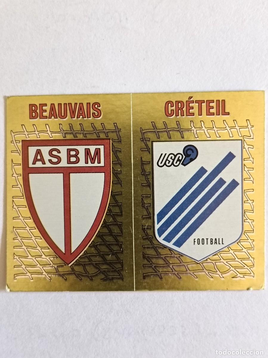 Cromos de f&uacute;tbol: #392 ESCUDO (BEAUVAIS-CRETEIL) LIGUE 1 FOOT 90 PANINI