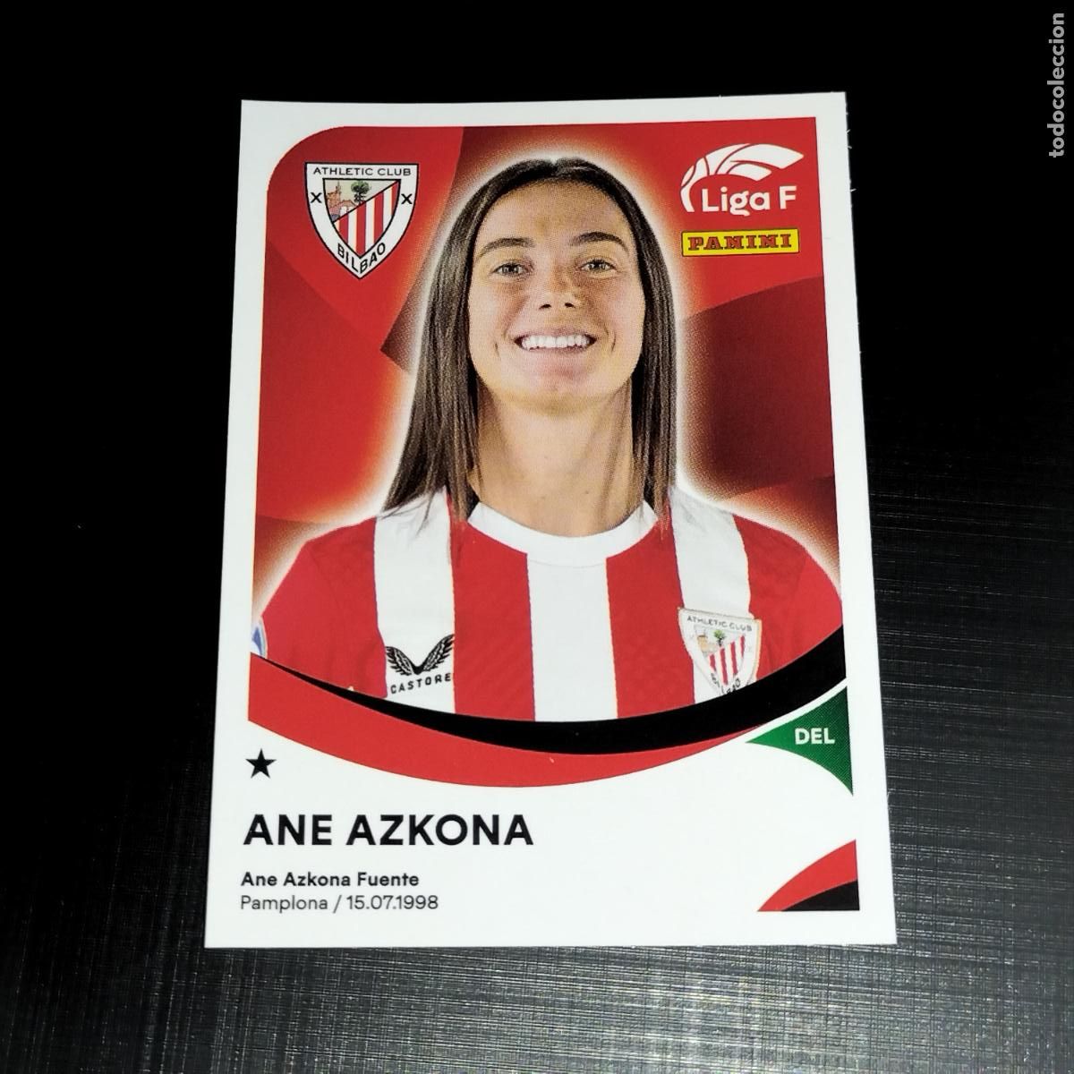 Cromos de f&uacute;tbol: 17 ANE AZKONA ATHLETIC BILBAO CROMOS LIGA F FEMENINA PANINI 2024 2025 24 25