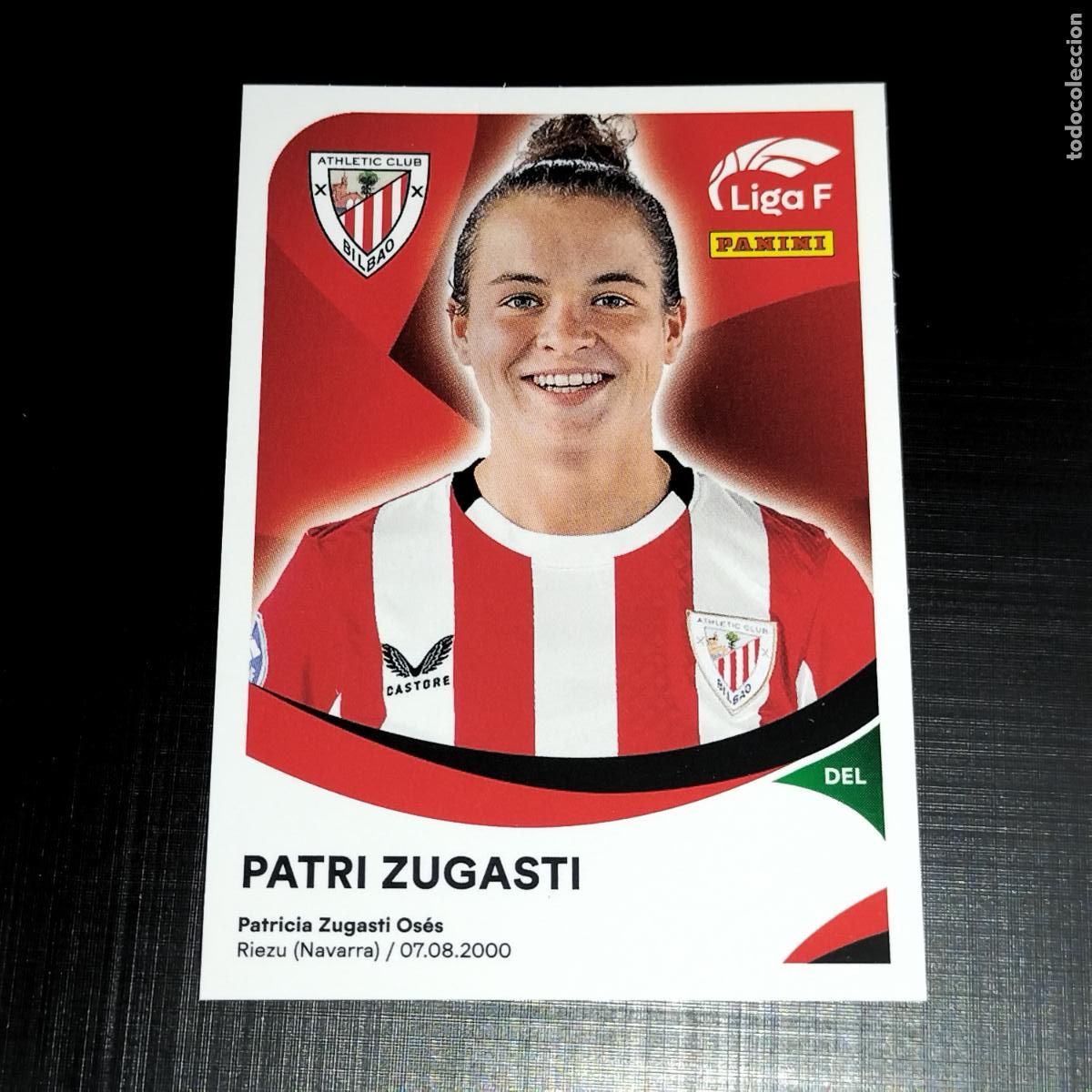 Cromos de f&uacute;tbol: 19 PATRI ZUGASTI ATHLETIC BILBAO CROMOS LIGA F FEMENINA PANINI 2024 2025 24 25