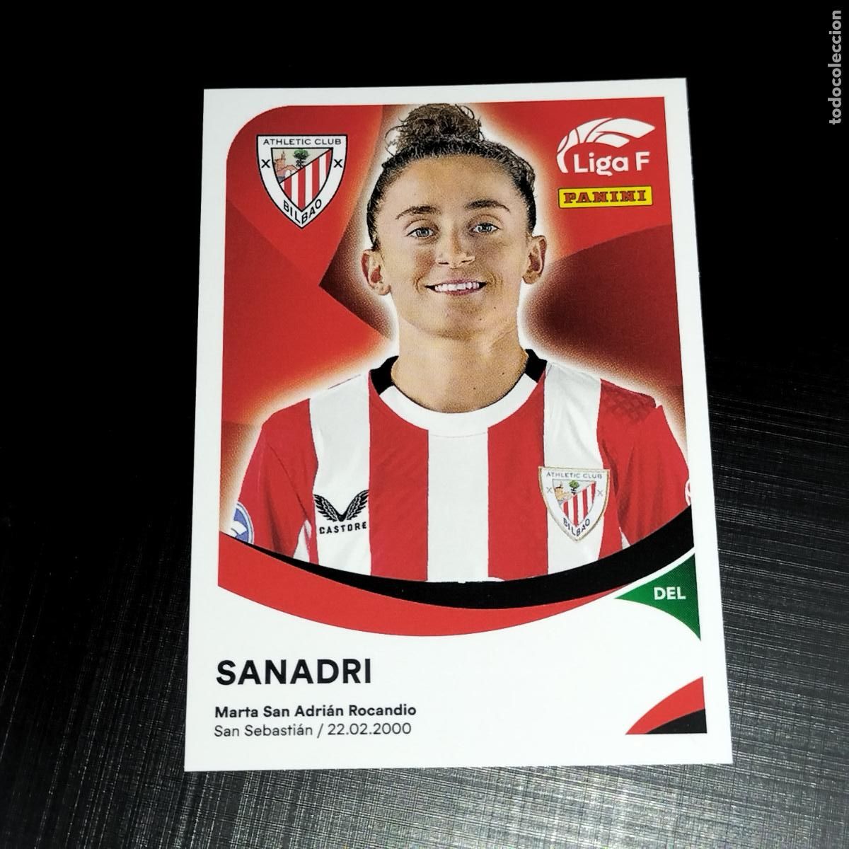 Cromos de f&uacute;tbol: 20 B SANADRI ATHLETIC BILBAO CROMOS LIGA F FEMENINA PANINI 2024 2025 24 25