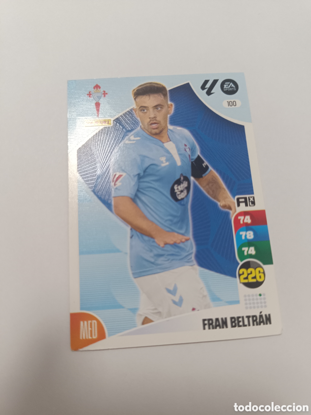 Cromos de f&uacute;tbol: Adrenalyn 24-25 celta 100 Fran Beltr&aacute;n