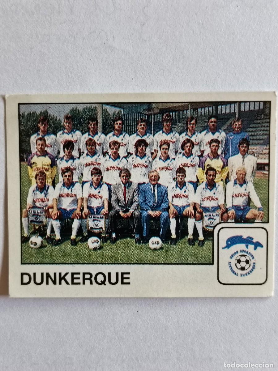 Cromos de f&uacute;tbol: #394 EQUIPO (DUNKERQUE) LIGUE 1 FOOT 90 PANINI