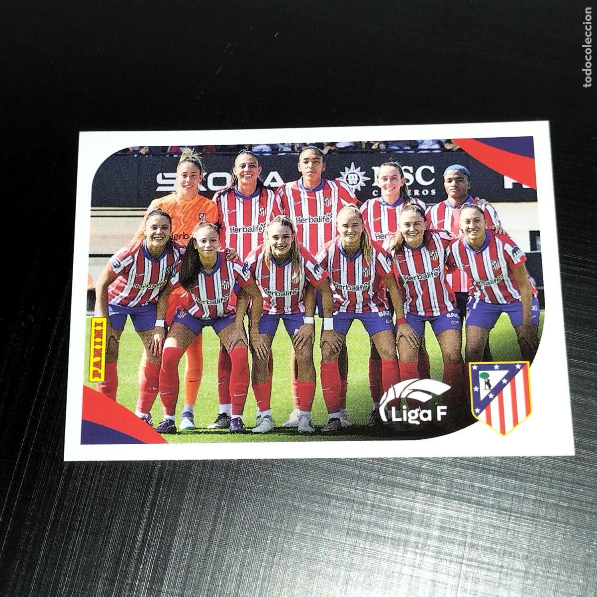 Cromos de f&uacute;tbol: 23 ALINEACION EQUIPO AT ATLETICO DE MADRID CROMOS LIGA F FEMENINA PANINI 2024 2025 24 25