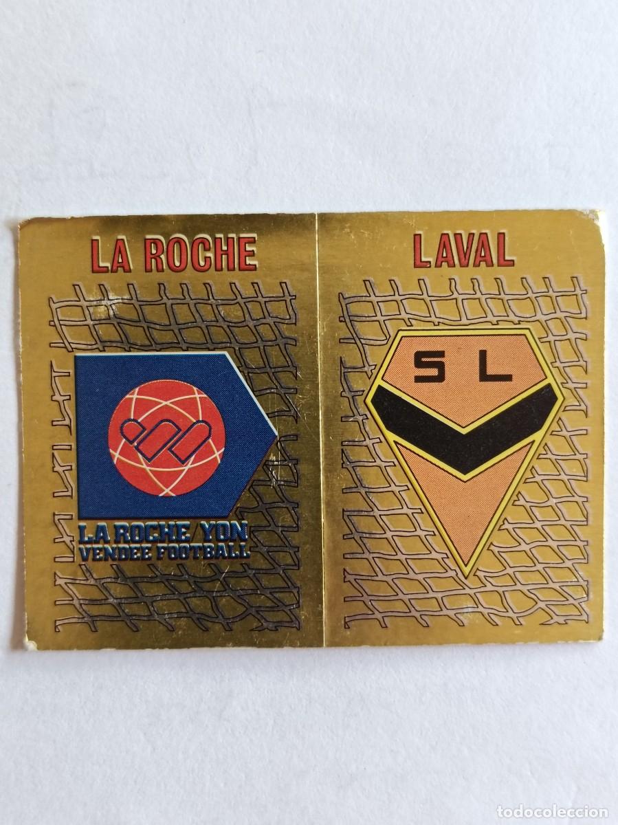 Cromos de f&uacute;tbol: #398 ESCUDO (LA ROCHE-LAVAL) LIGUE 1 FOOT 90 PANINI