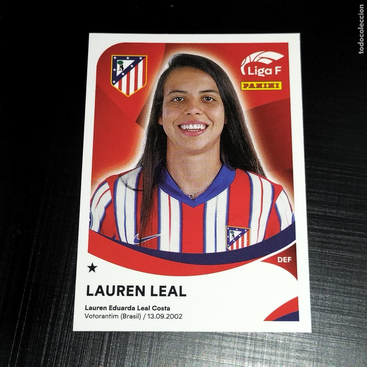 Cromos de f&uacute;tbol: 27 LAUREN LEAL AT ATLETICO DE MADRID CROMOS LIGA F FEMENINA PANINI 2024 2025 24 25