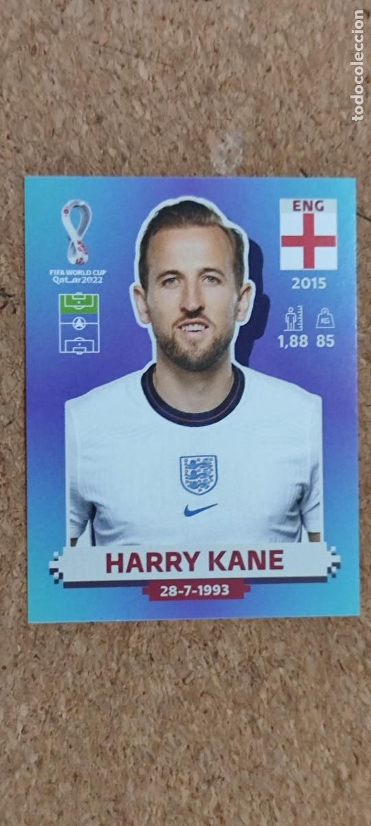 Cromos de f&uacute;tbol: FIFA WORLD CUP QATAR 2022 STICKER HARRY KANE INGLATERRA # ENG18 PANINI