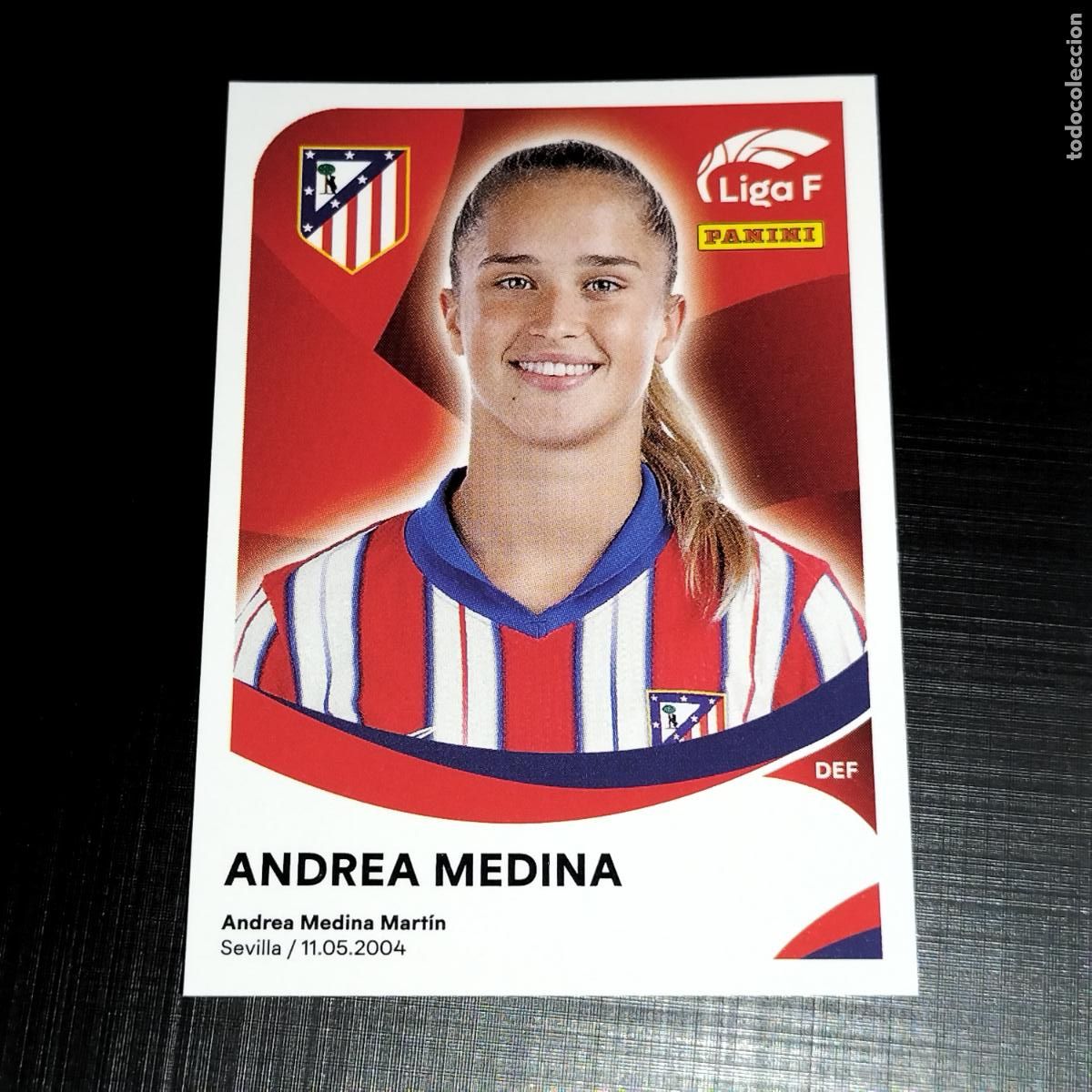 Cromos de f&uacute;tbol: 30 A ANDREA MEDINA AT ATLETICO DE MADRID CROMOS LIGA F FEMENINA PANINI 2024 2025 24 25