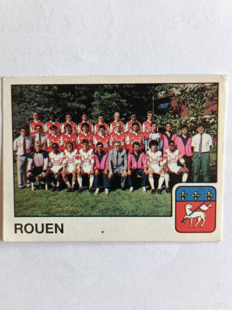 Cromos de f&uacute;tbol: #409 EQUIPO (ROUEN) LIGUE 1 FOOT 90 PANINI