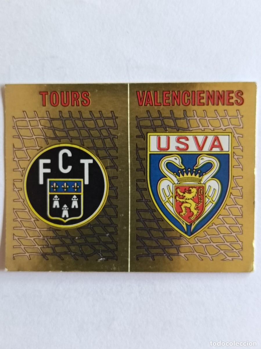 Cromos de f&uacute;tbol: #413 ESCUDO (TOURS-VALENCIENNES) LIGUE 1 FOOT 90 PANINI