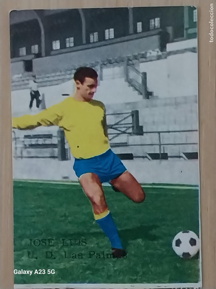 Cromos de f&uacute;tbol: JOSE LUIS U D LAS PALMAS LIGA 1965 65 66 ED FHER CROMO SIN PEGAR NUNCA ORIGINAL